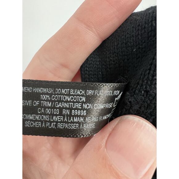 Parkhurst Black Cotton Beret Large Rosette Y2K OS - Picture 6 of 8